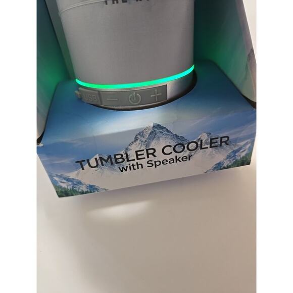 Coors Light Stainless Steel Tumbler Cooler w/ Speaker Grey NIB - Picture 9 of 16